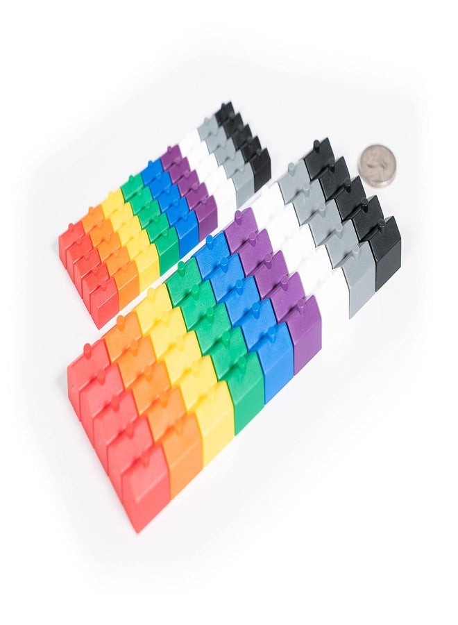 Morrison Games Plastic Hotels and Houses: Black, Grey, White, Red, Orange, Yellow, Green, Blue, and Purple Color Board Game Replacement Hotel and House (Colored Miniature Town & City Buildings) | 90 Pieces - Image 1